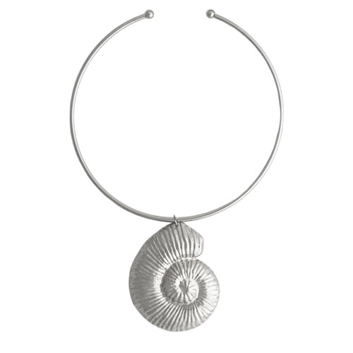 Fashion Silver Alloy Conch Necklace