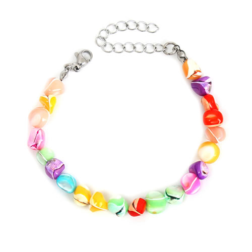 Fashion Colorful Shell Beaded Bracelet Colorful Shell Beaded Bracelet