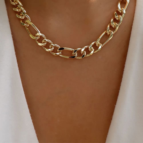 Fashion 5# Alloy Geometric Chain Necklace