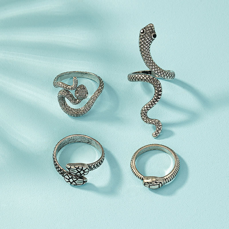 Fashion 16# Alloy Snake Ring Set