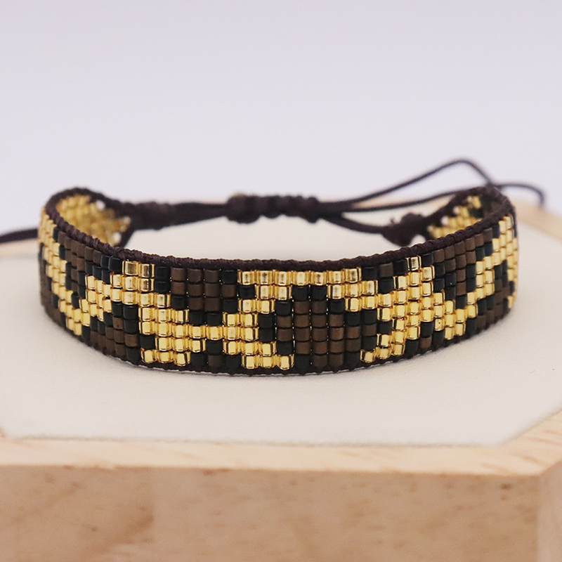 Fashion 7# Bead Woven Bracelet