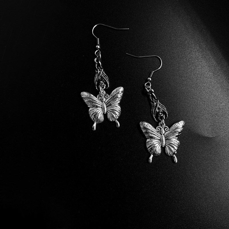 Fashion 8# Alloy Butterfly Earrings