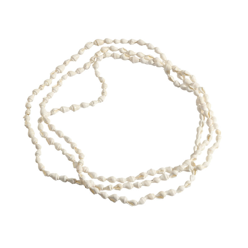 Fashion White Conch Shell Beaded Necklace