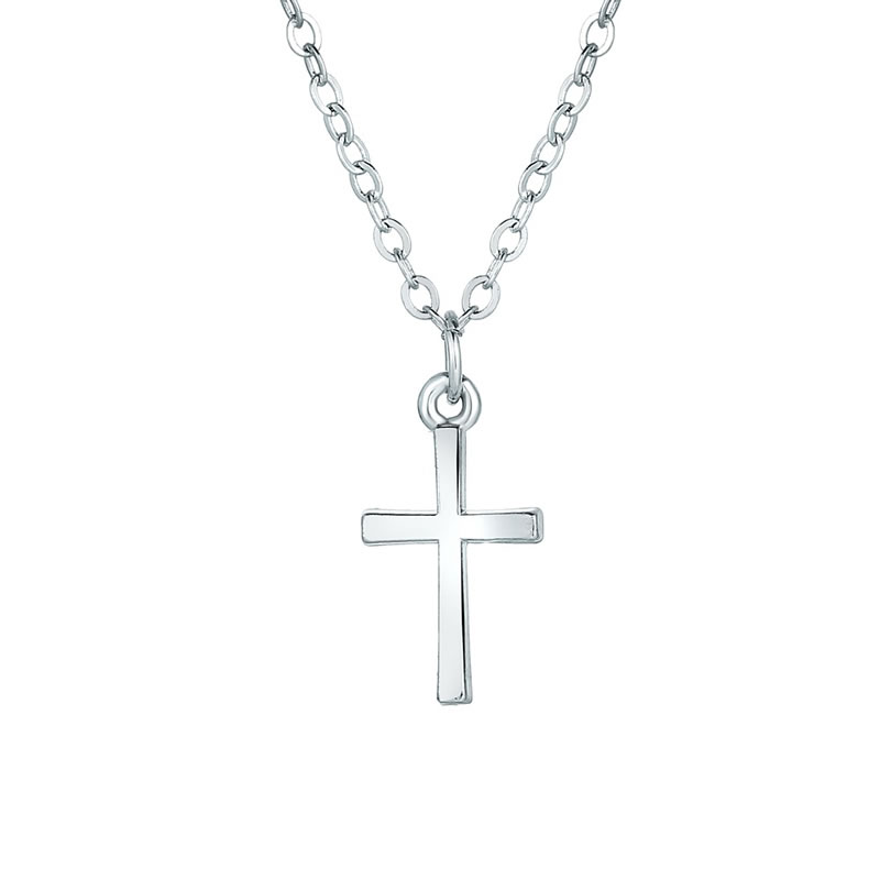 Fashion 8# Alloy Cross Necklace For Men