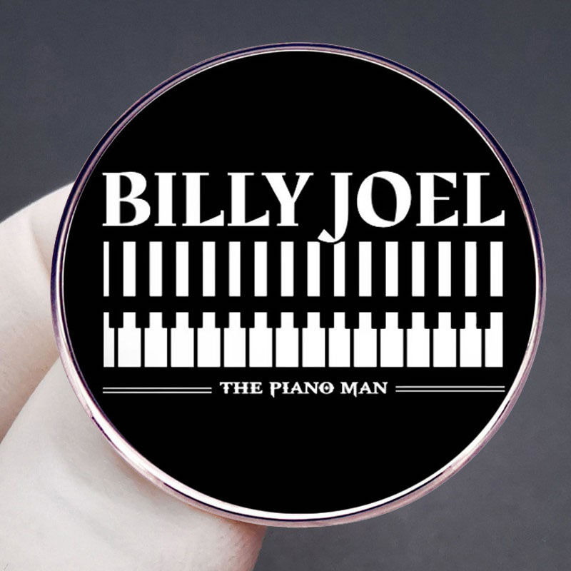 Fashion Billy Joel Billy Joel Alloy Lacquer Geometric Brooch
