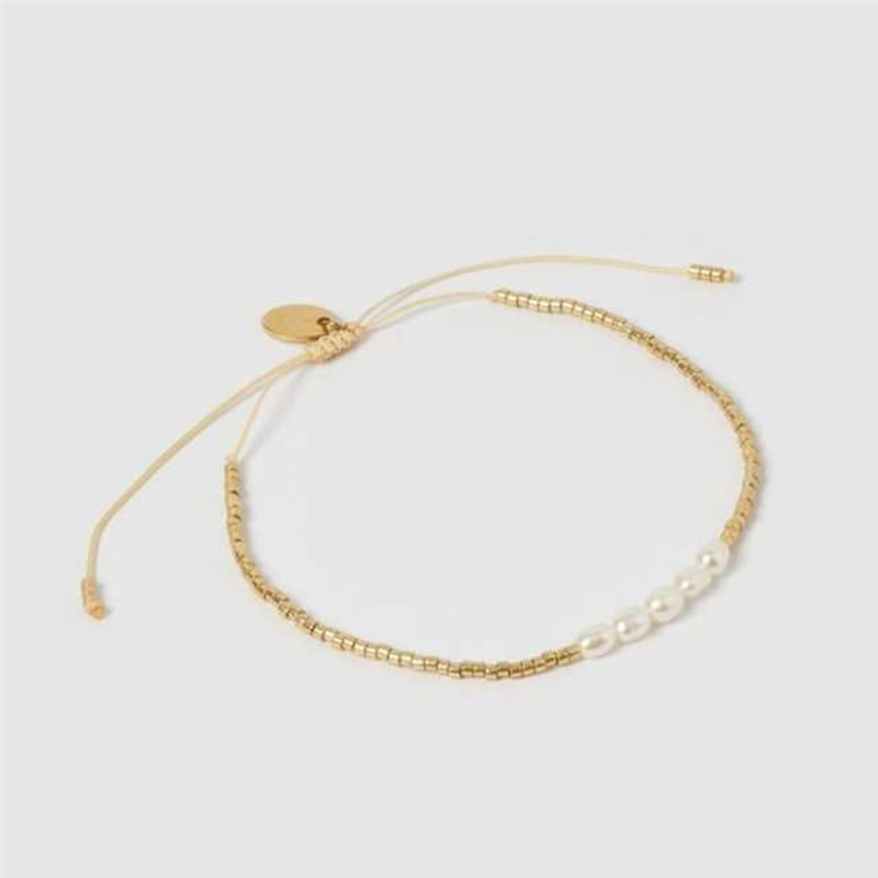 Fashion 1# Rice Bead Pearl Beaded Bracelet