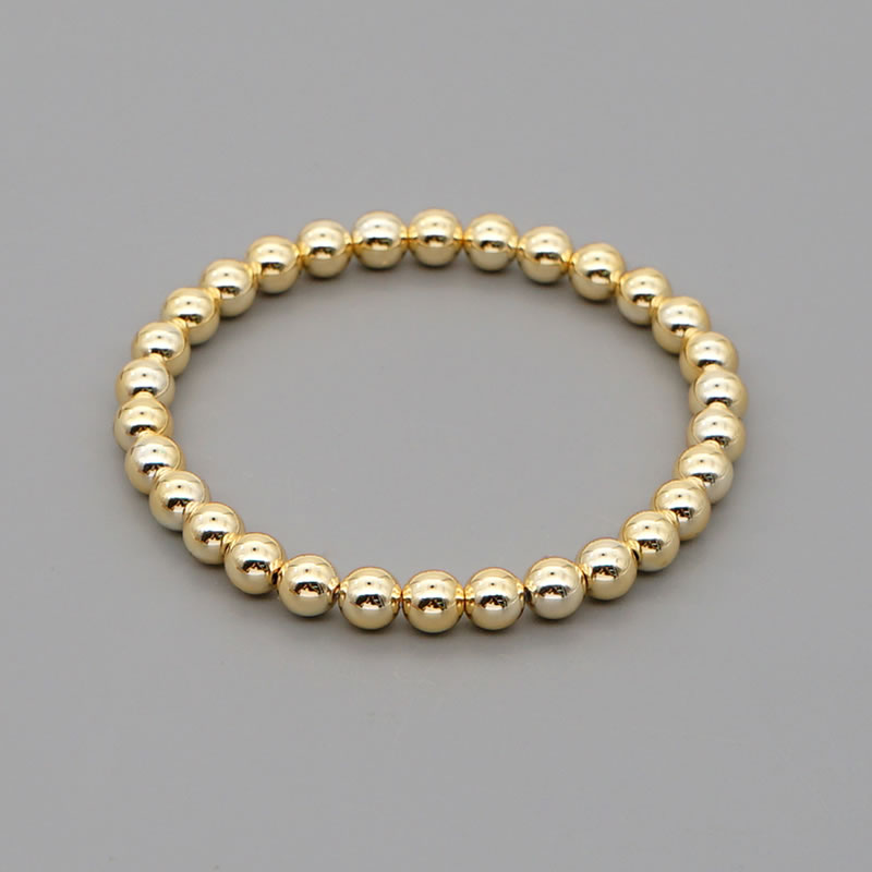 Fashion 2# Copper Bead Beaded Bracelet