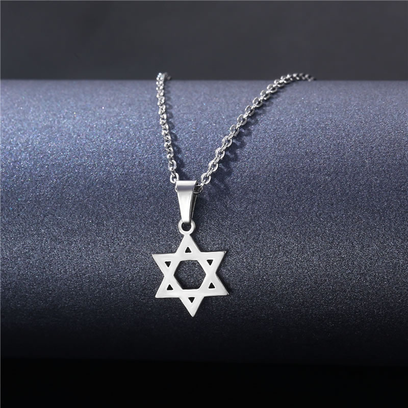 Fashion 13# Stainless Steel Star Necklace