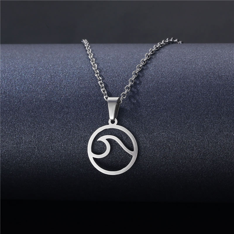 Fashion 17# Stainless Steel Geometric Necklace