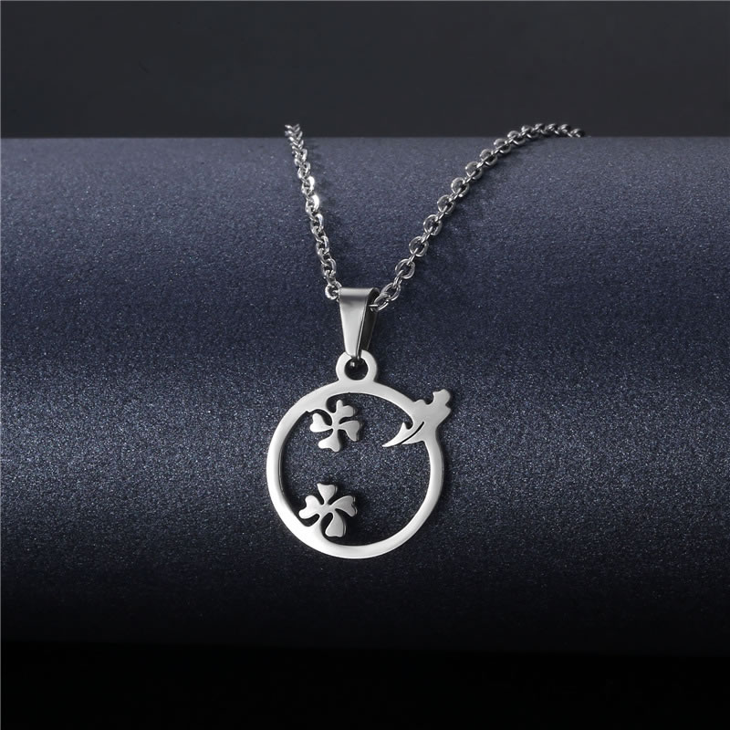 Fashion Twenty Two# Stainless Steel Geometric Necklace