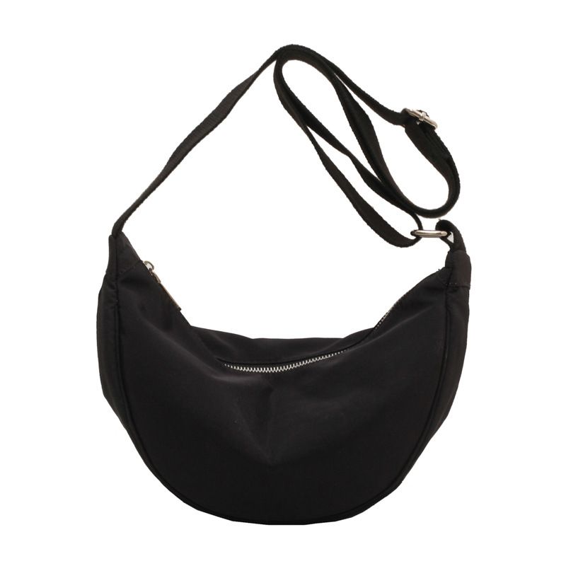 Fashion Black Canvas Large Capacity Messenger Bag