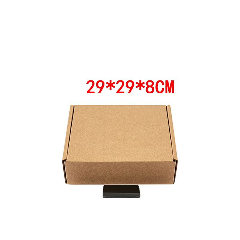 Fashion T8:29*29*8cm Three Layers Of High-quality E-pit Kraft Paper Square Packing Carton
