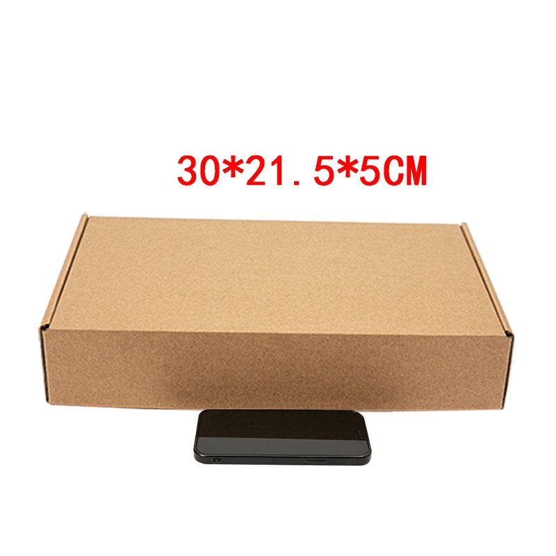 Fashion T5:30*21.5*5cm Three Layers Of Extra Hard B Pit Kraft Paper Square Packing Carton