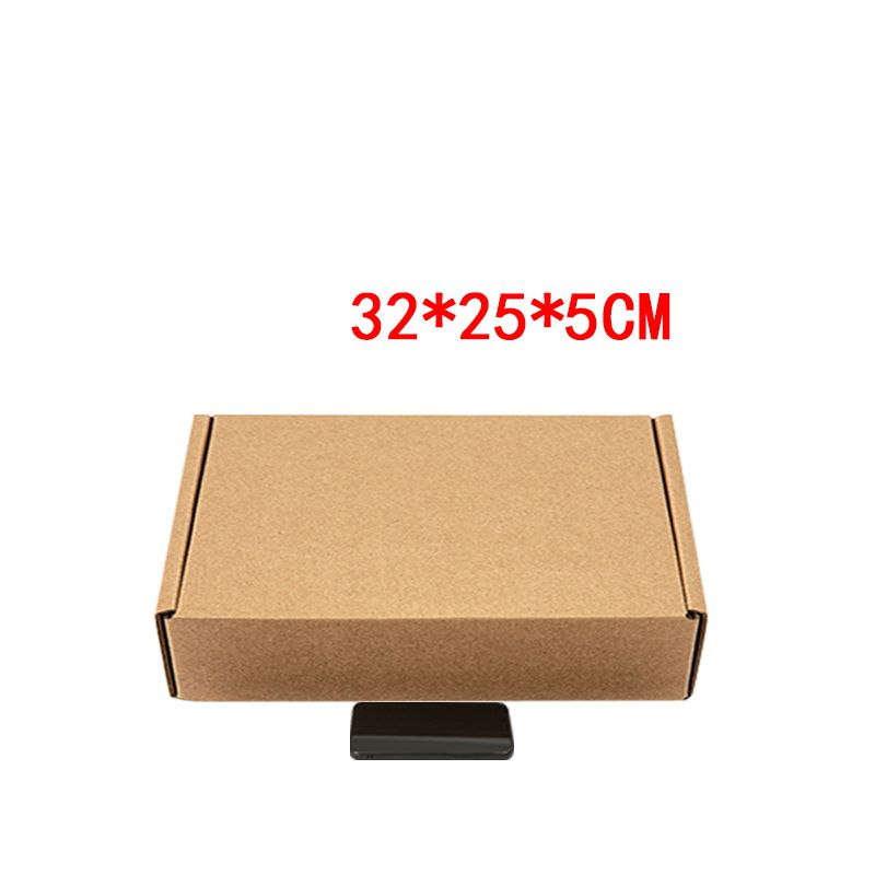 Fashion T11:32*25*5cm Three-layer High-quality E Pit Kraft Paper Square Packing Carton