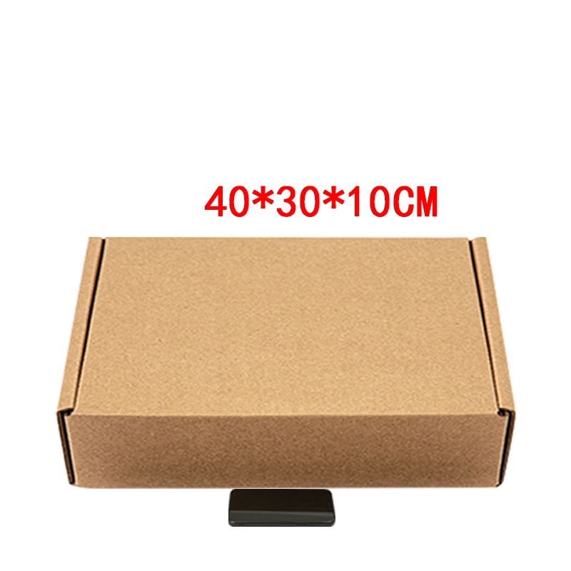 Fashion T14:40*30*10cm Three Layers Of Extra Hard B Pit Kraft Paper Square Packing Carton