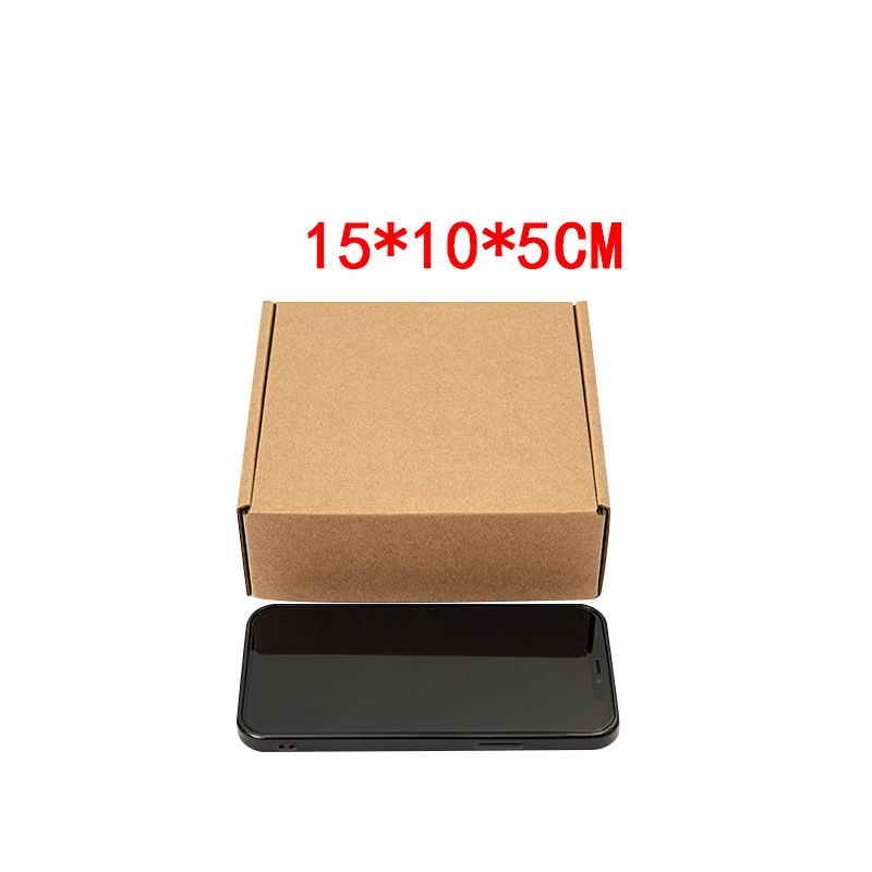 Fashion Q1:15*10*5cm Three Layers Of Extra Hard B Pit Kraft Paper Square Packing Carton