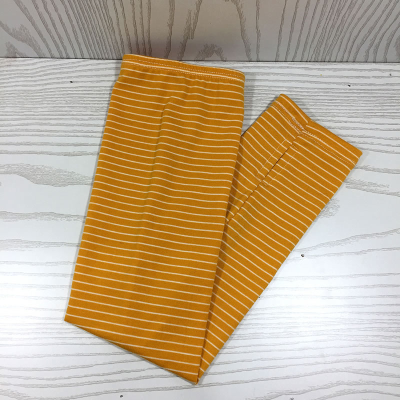 Fashion Yellow Ice Silk Stripe Sunscreen Sleeves