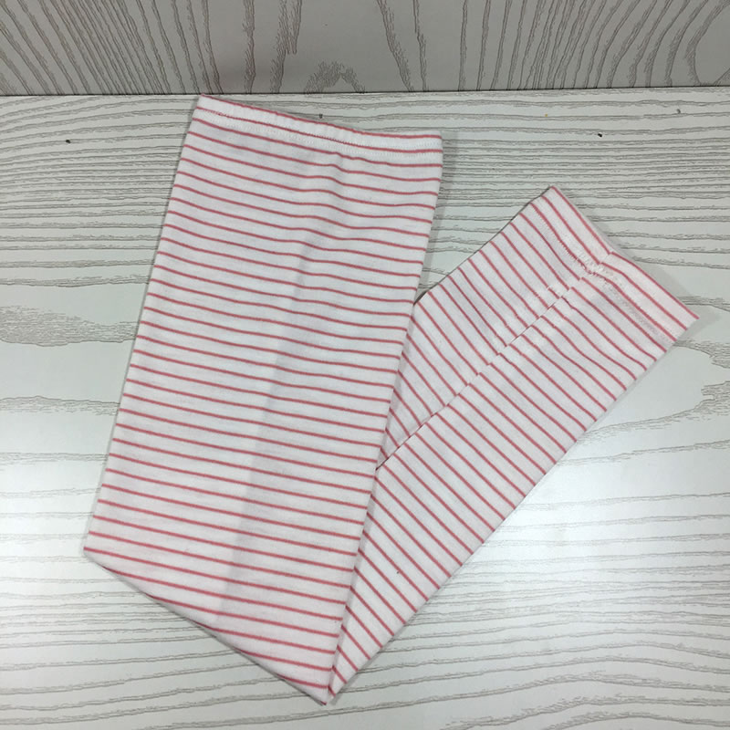 Fashion Pink Ice Silk Stripe Sunscreen Sleeves