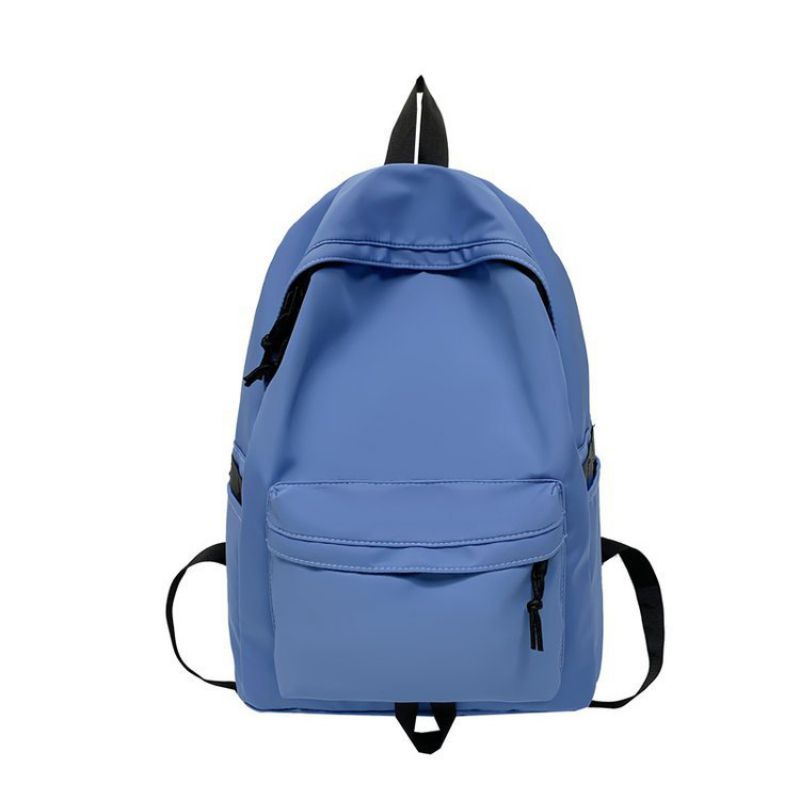 Fashion Blue Cotton Large Capacity Backpack