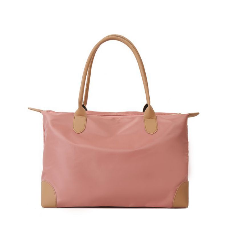 Fashion Pink Oxford Cloth Large Capacity Handbag