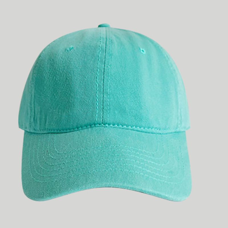 Fashion Mint Green Solid Color Light Plate Baseball Cap
