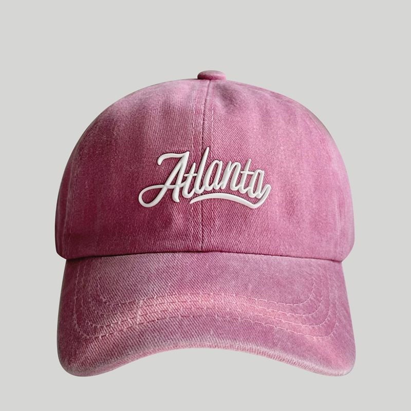 Fashion Pink Adult 55-59cm Letter Embroidered Baseball Cap