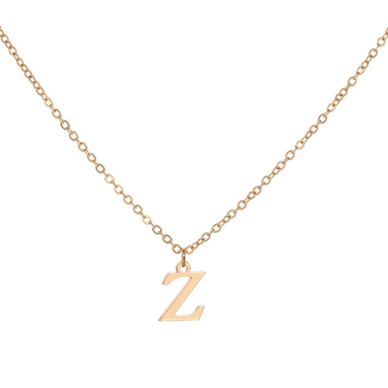Fashion Z Alloy 26 Letters Necklace