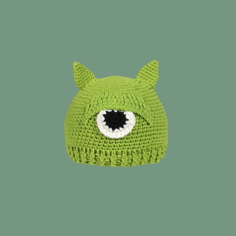 Fashion One-eyed Monster-hat Cartoon Knitted Monster Beanie