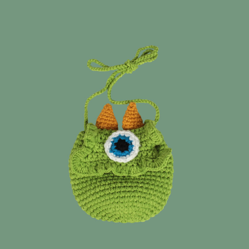 Fashion One-eyed Monster-little Bag Cartoon Knitted Monster Beanie