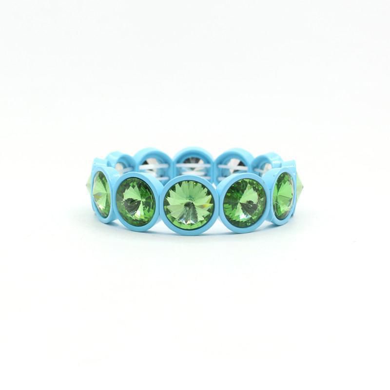 Fashion 10# Geometric Round Crystal Bracelet