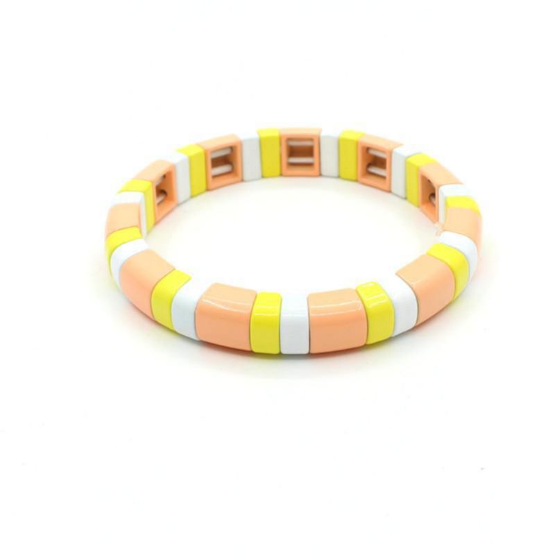 Fashion 16# Alloy Geometric Color Matching Bracelet