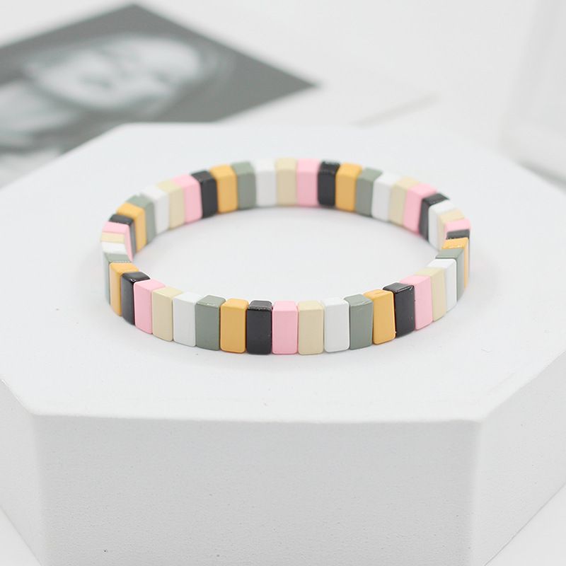 Fashion 4# Alloy Geometric Letter Bracelet