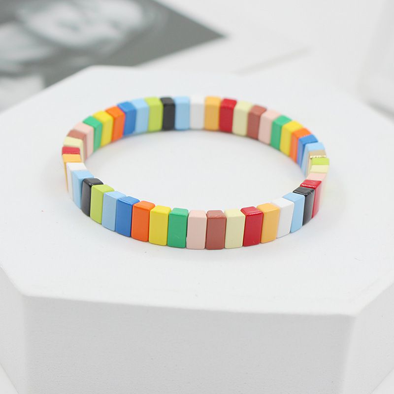 Fashion 5# Alloy Geometric Letter Bracelet