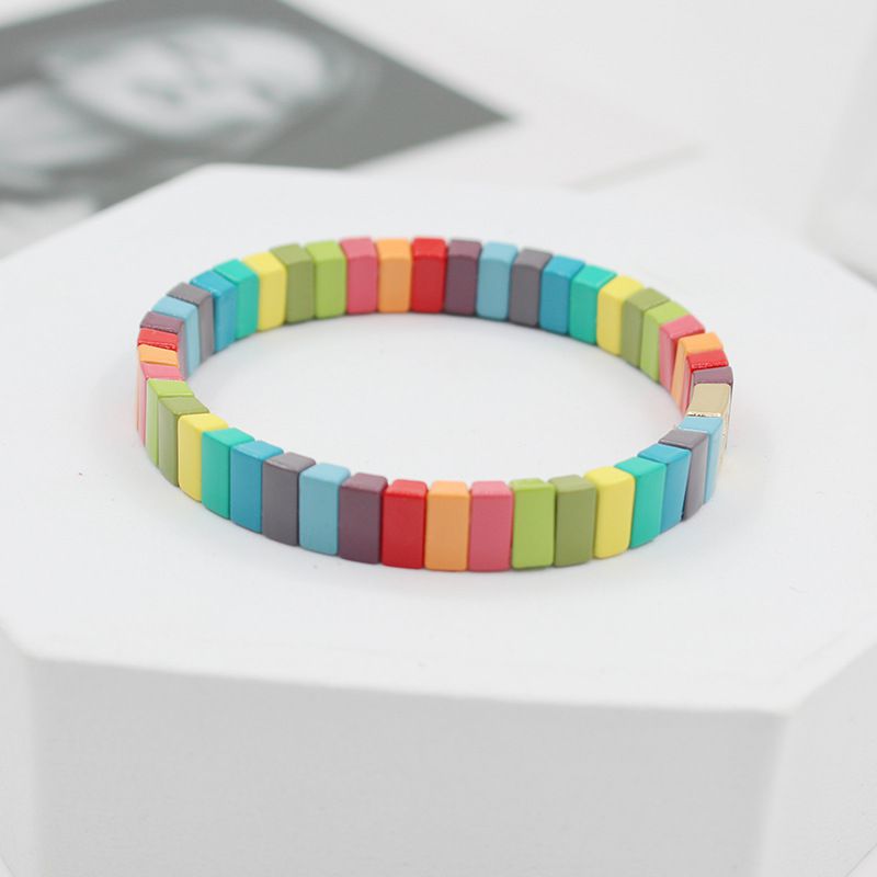 Fashion 7# Alloy Geometric Letter Bracelet