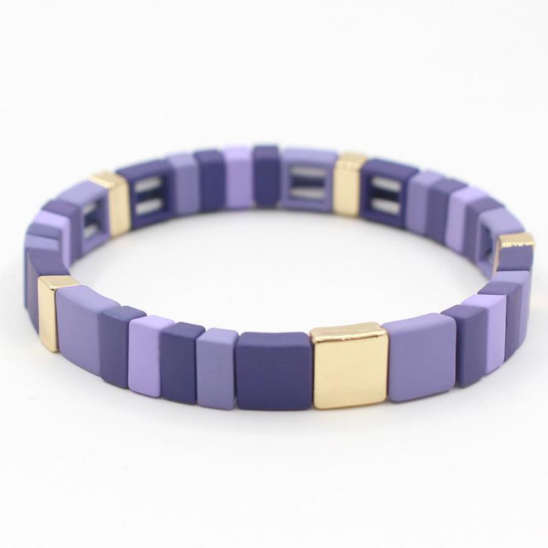 Fashion Square Alloy Frosted Geometric Bracelet