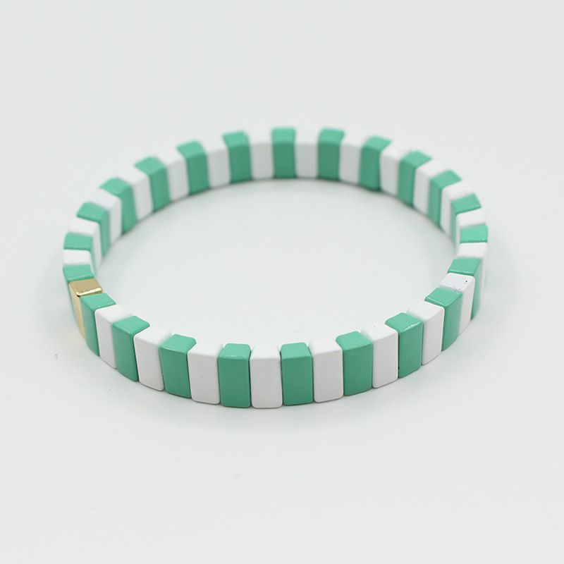 Fashion Style 9 Alloy Paint Geometric Color Matching Bracelet