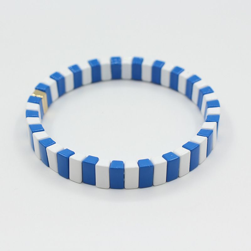 Fashion Style 10 Alloy Paint Geometric Color Matching Bracelet