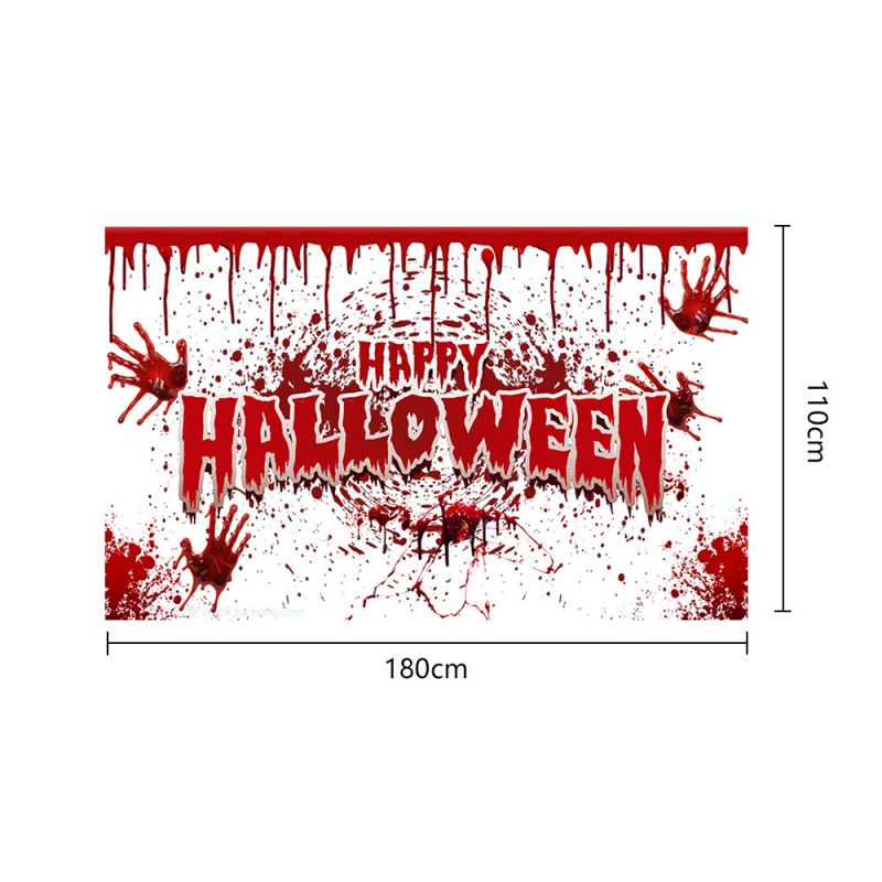 Fashion 4# Polyester Printed Background Fabric Hanging Flag