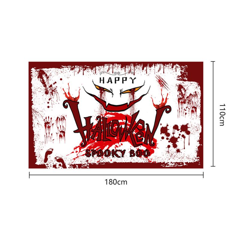 Fashion 25# Polyester Printed Background Fabric Hanging Flag