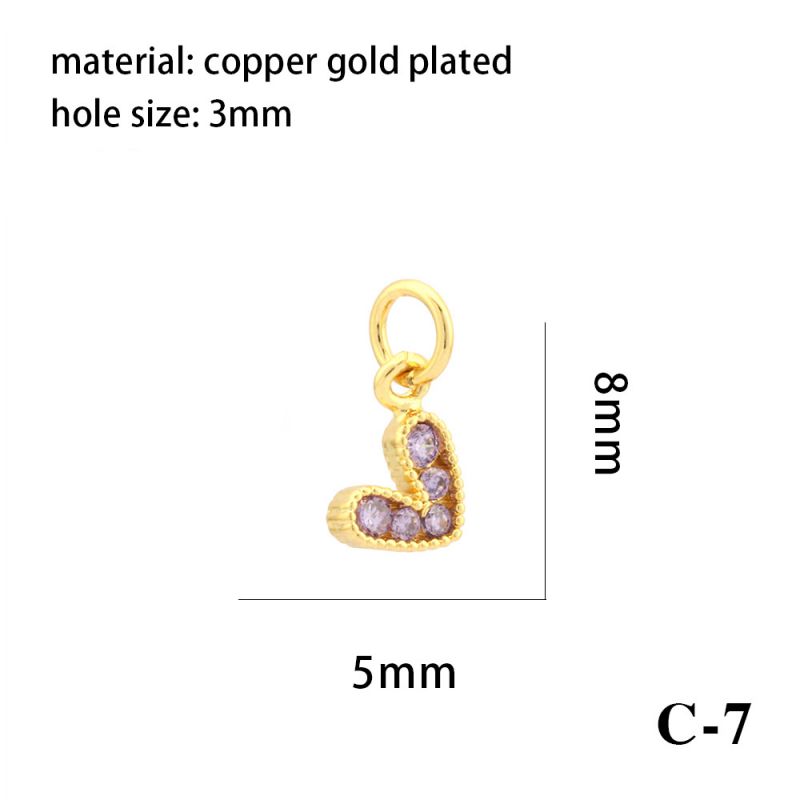 Fashion Twenty Three# Gold Plated Copper Geometric Pendant Accessories  Copper