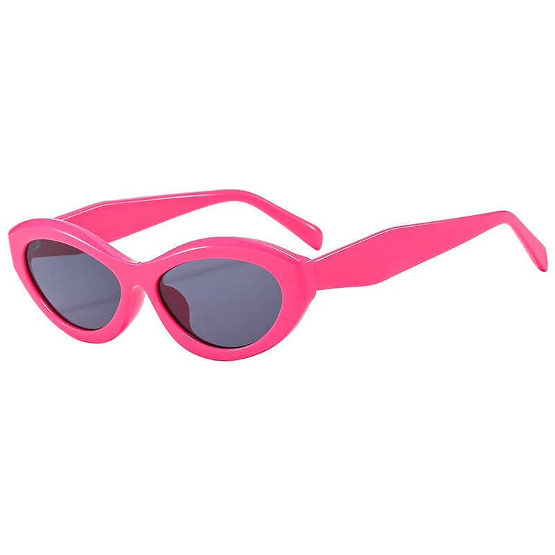 Fashion Rose Red Pc Cat Eye Sunglasses
