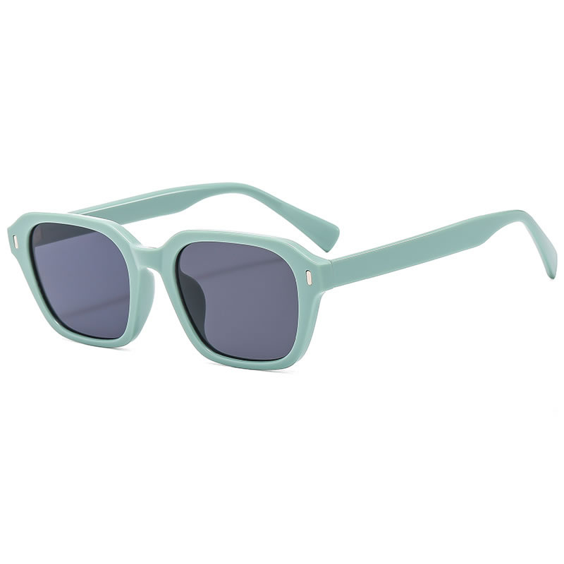 Fashion Mint Green Pc Square Large Frame Sunglasses