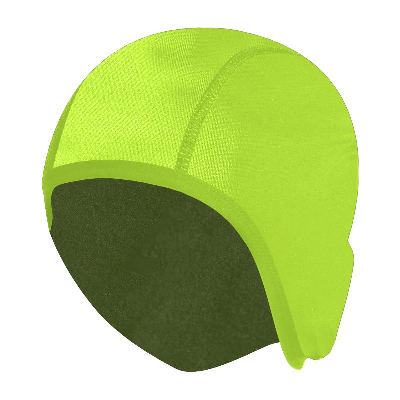 Fashion Men's Model-fluorescent Green Polyester Fleece Lined Ear Protection Hood