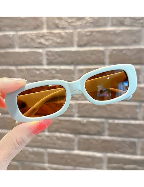 Fashion Blue [single Pack] Small Resin Square Sunglasses