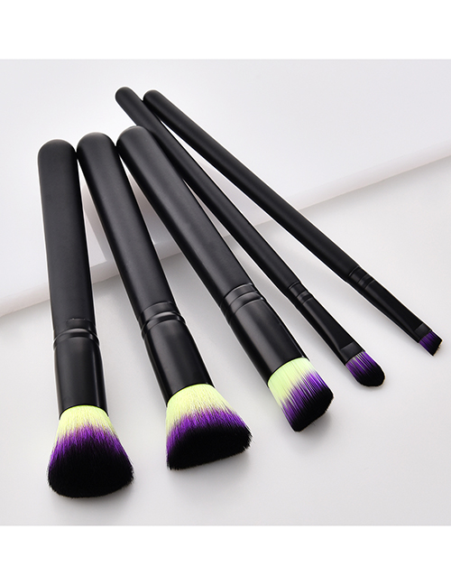 Fashion Black 5pcs Black Quality New Arrival Makeup Brush Set