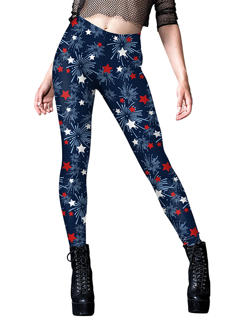 Fashion 1# Polyester Printed Trousers