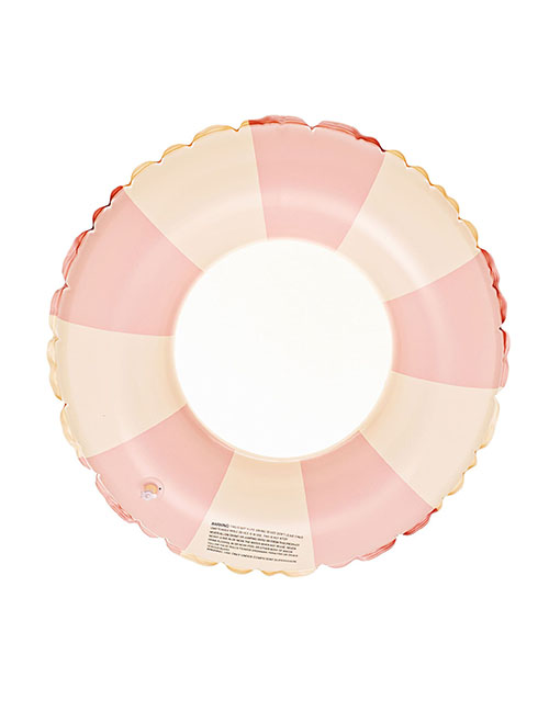Fashion Striped Pink 60# (125g) Suitable For 2-4 Years Old Pvc Striped Swimming Ring