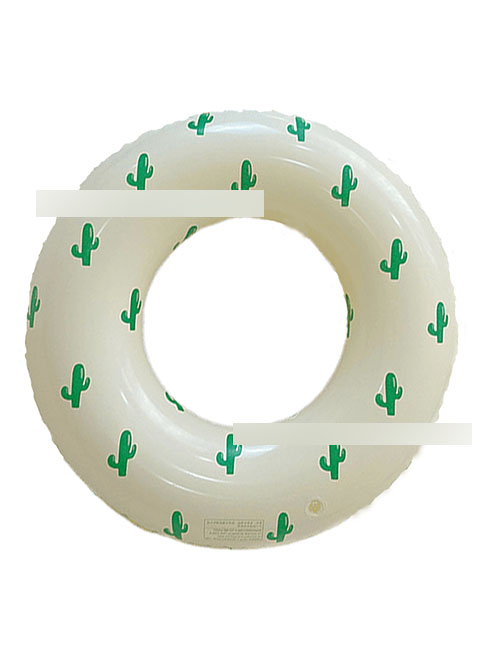 Fashion Retro Cactus 60# (125g) Suitable For 2-4 Years Old Pvc Printing Swimming Ring