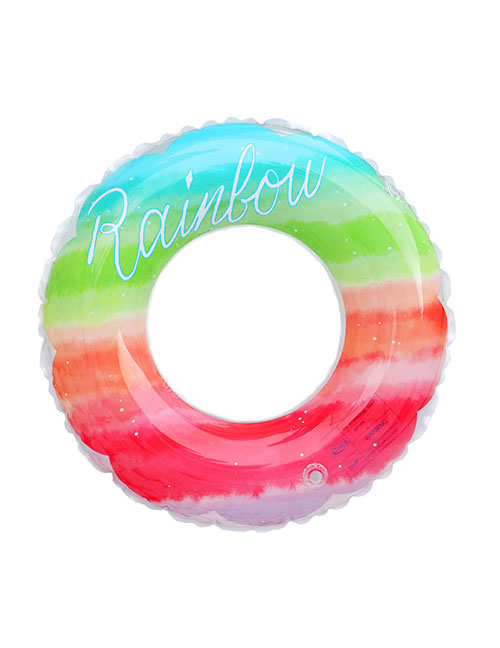 Fashion Flower Style 90# With Handle (380g) Is Suitable For Adults Pvc Printing Swimming Ring