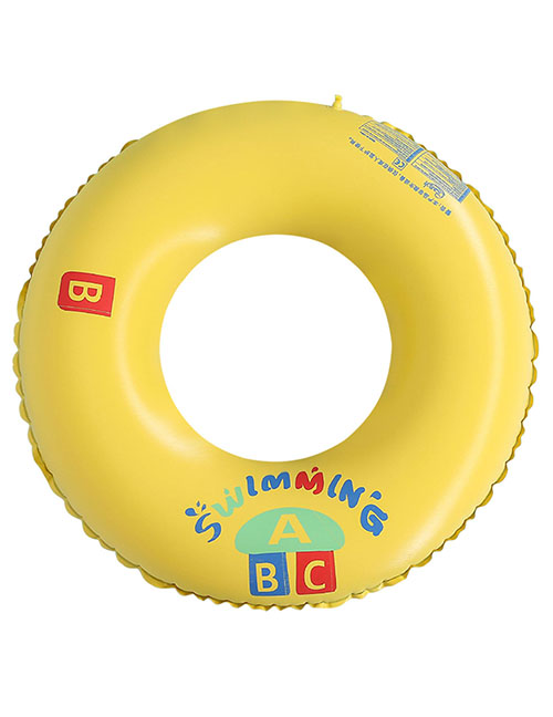 Fashion Abc Letter Circle 90# With Handle (380g) Suitable For Adults Pvc Printing Swimming Ring